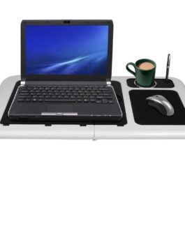 Mesa para notebook con cooler muy practica plegable