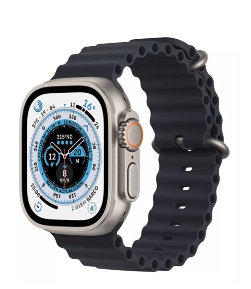 Apple Watch Ultra GPS + Celular - Caja de titanio 49 mm - Correa Ocean medianoche