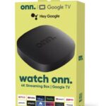 Watch Onn 4K TV Box with Google TV and Voice  Control