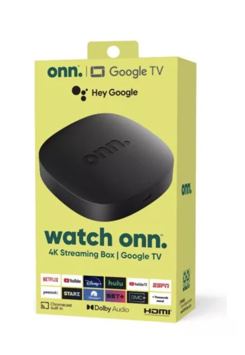 Watch Onn Uhd Streaming 4k 2 Gb Ram Google Tv 2023 Color Negro Tipo De Control Remoto Control De Voz