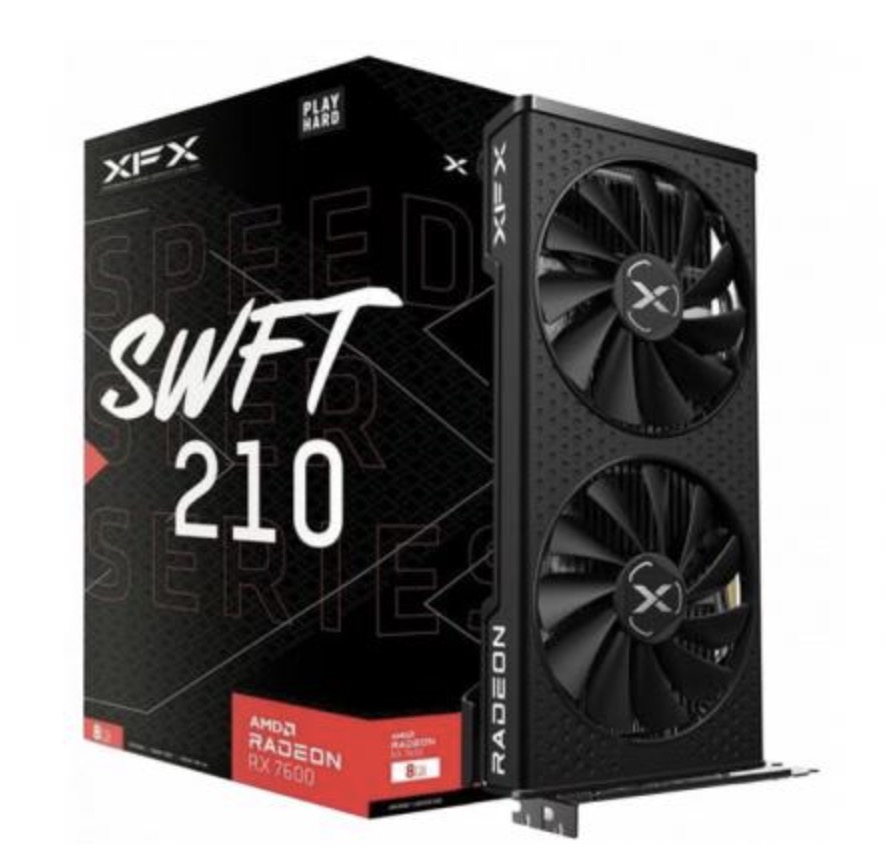 Screenshot Placa de Video xfx amd radeon RX 7600 8GB